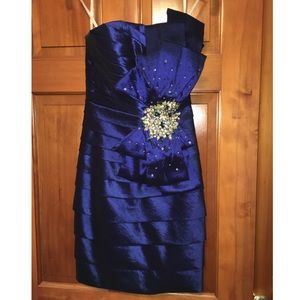 Tony Bowls Royal Blue Dress
